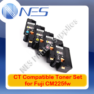 CT Compatible Set of 4x Toner for Fuji Xerox DocuPrint CM115w/CM225fw/CP115w/CP116w/CP225w